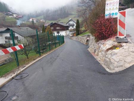 Izgradnja podpornih zidov ter obnova infrastrukture v naselju Markovo (2)